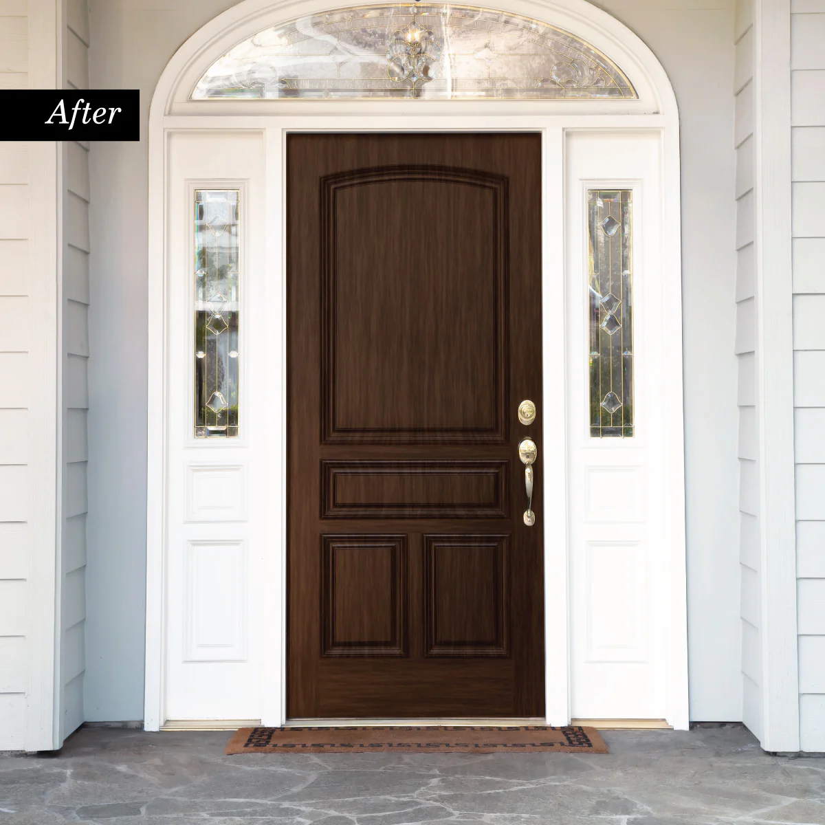Giani Black Walnut Wood Look Kit for Front Doors - Image 4