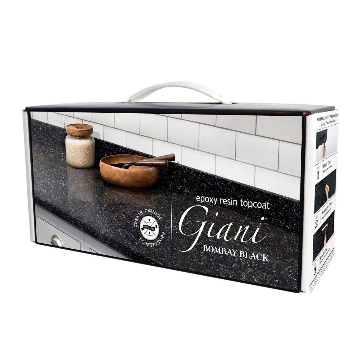 Giani Granite 2.0 - Bombay Black Countertop Kit - Image 6