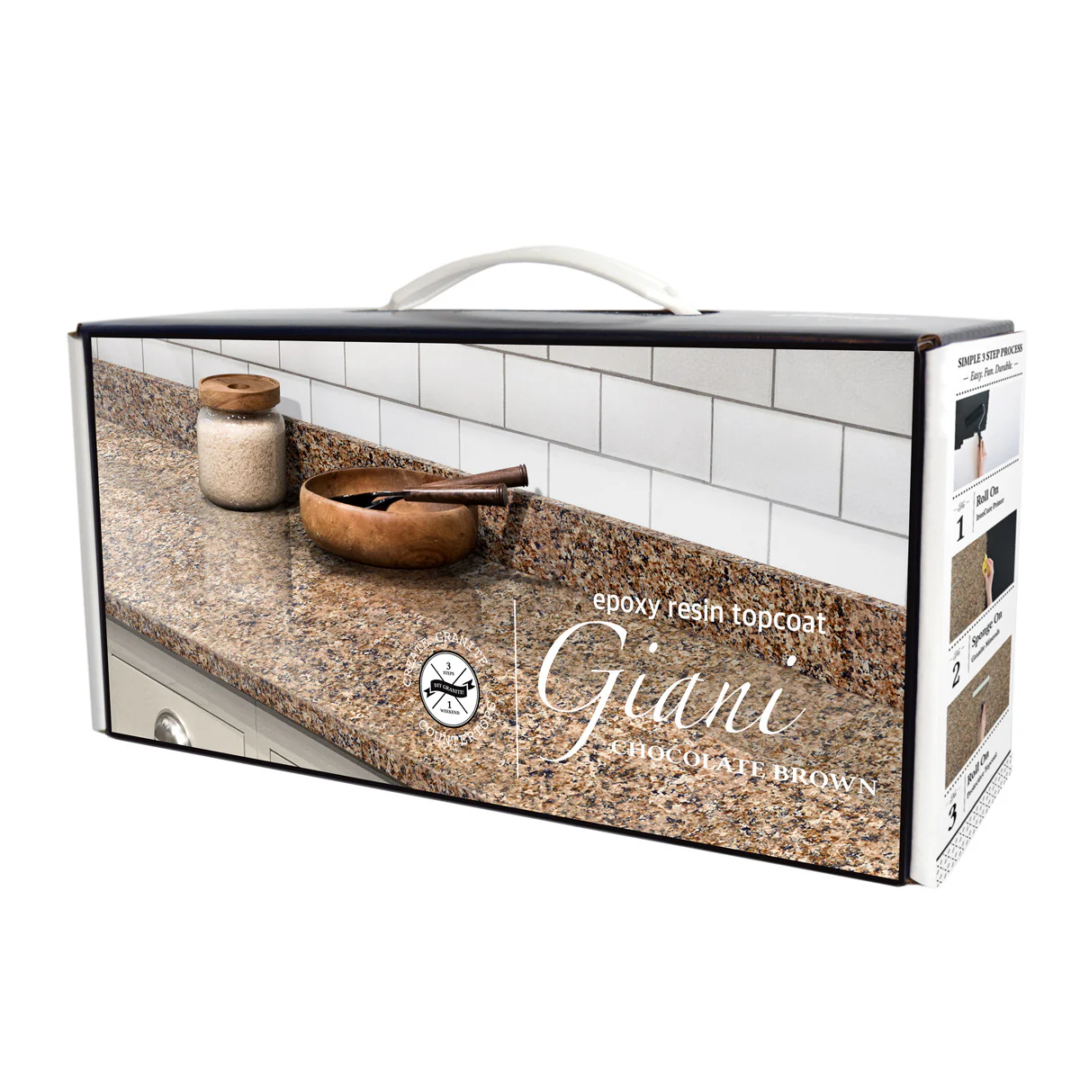 Giani Granite 2.0 - Chocolate Brown Countertop Kit - Image 6