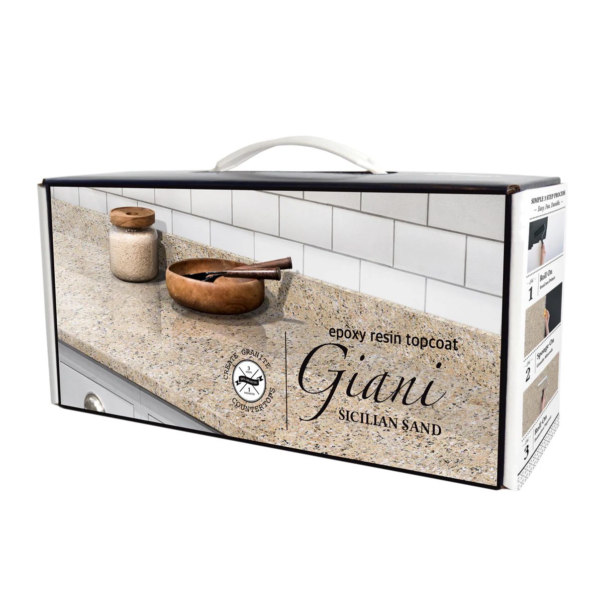 Giani Granite 2.0 - Sicilian Sand Countertop Kit - Image 6