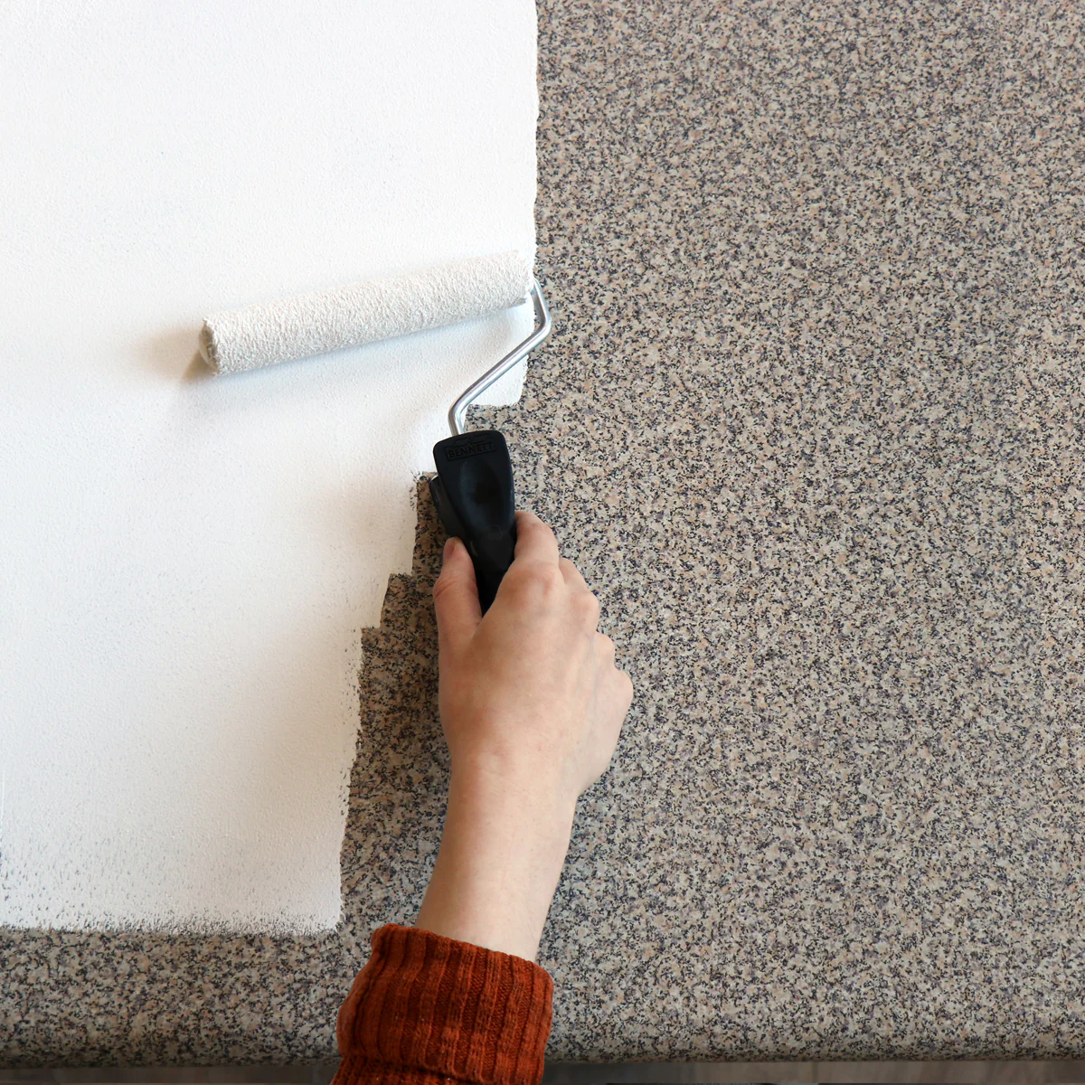 White Base Primer for Giani Marble Countertop Paint (Step 1) - Image 2